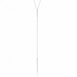 SOFIA strieborný náhrdelník so zirkónovými paličkami CJMJ2784N