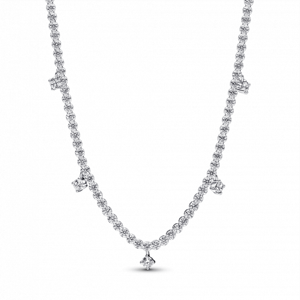 PANDORA náhrdelník Trblietavé kvapky 392405C01-43