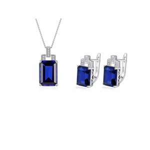 Linda's Jewelry Zvýhodnená sada šperkov Navy Blue Ag 925/1000 IS096