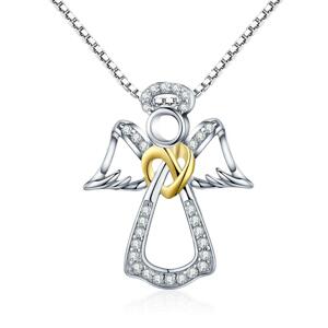 Linda's Jewelry Strieborný náhrdelník Anjel Pána Ag 925/1000 INH092