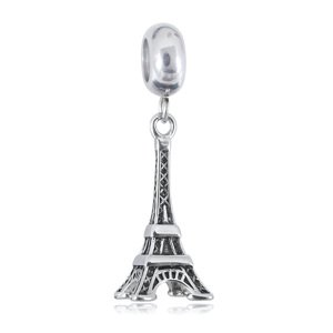 Linda's Jewelry Prívesok na náramok Eiffelovka chirurgická oceľ IP035