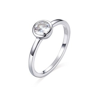 Linda's Jewelry Strieborný prsteň Shiny Pure Effect Ag 925/1000 IPR044-8 Veľkosť: 51