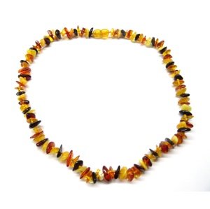 Klenoty Amber Jantárový náhrdelník 45 cm - prírodná, multicolor