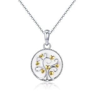 Klenoty Amber Luxusný náhrdelník strom života so srdiečkami